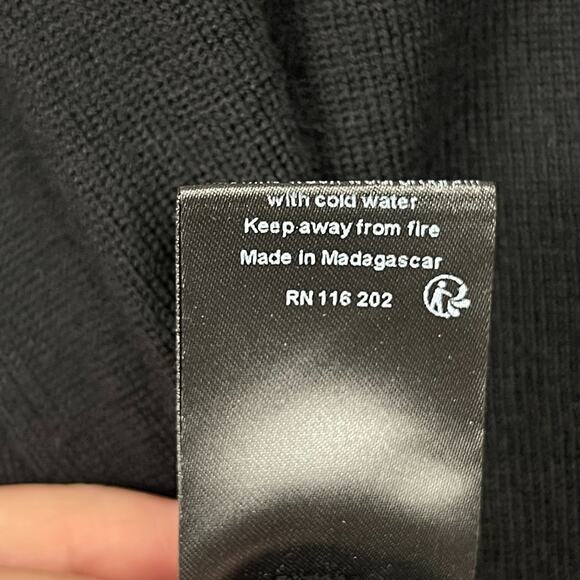 Zadig & Voltire Miss M Merino Wool Skull Sweater Black Large Crewneck Grunge Emo - Picture 11 of 13